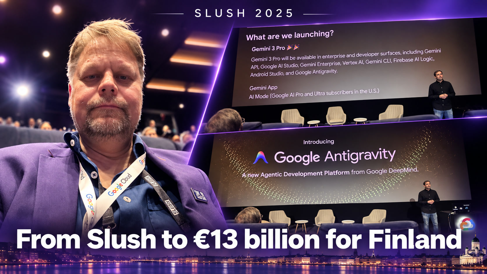 Slush was the launchpad: Google’s €13 billion Finland plan and Fortum’s role